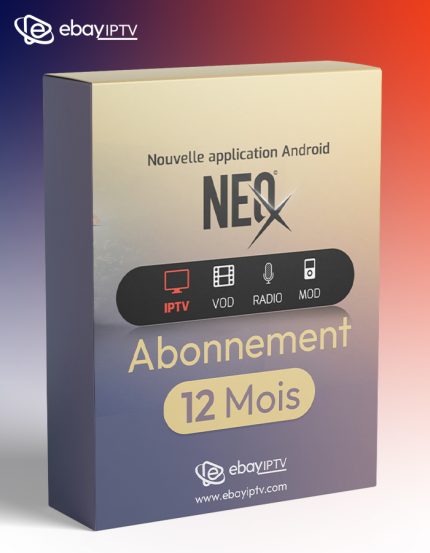 Abonnement IPTV NeoX  12 mois officiel.