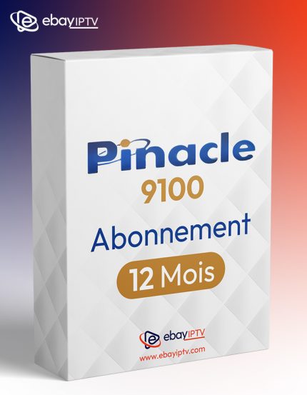 Abonnement IPTV SMART+ sur PINACLE 9100 12 mois