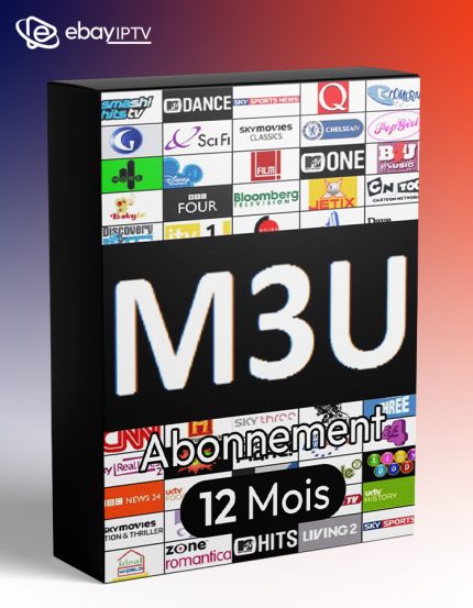 Abonnement IPTV M3U OTT 12 Mois