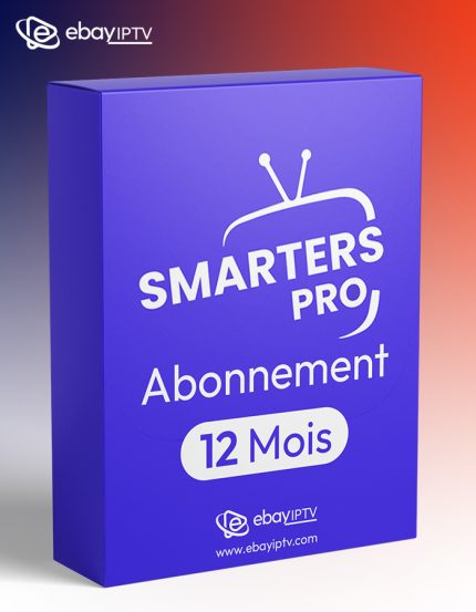 Abonnement IPTV Smarters Pro 12 Mois